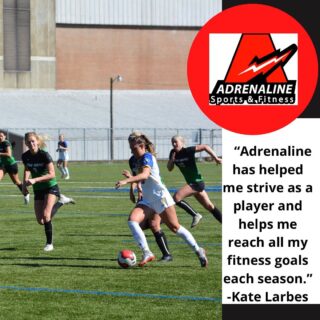 “Adrenaline has helped me strive as a player and helps me reach all my fitness goals each season. It has increased my overall conditioning, weight lifting and my knowledge to the fundamentals of my own body.  adrenaline has been a huge part of my college career and has helped me transfer to this level of competition. i look forward to getting back to the gym each break to work with the other amazing athletes and the high quality coaches.” @katelarbes_ 

DM us for more info about training with us while you’re home for break!