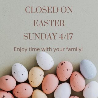 We will be closed this Sunday 4/17.
See y’all Monday, ready to put in some work
